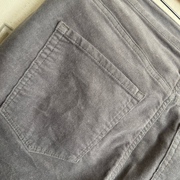 NWOT Talbots Corduroy Gray Tapered Leg Pants SZ 10 - Picture 6 of 7